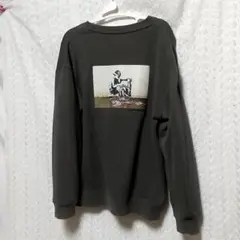 BRANDALISED グレー トレーナー　Banksy　ロンT　Mサイズ