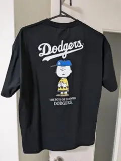 PEANUTS×MLB ビッグシルエット プリント Tシャツ / DODGERS