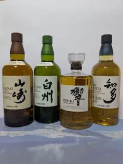 サントリー山崎NV，白州NV，響ジャパニーズハーモニー，知多 4本セット正規品。