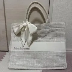 NICE CLAUP ナイスクラップ ルルミー ツイードトートバッグ