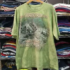 USA古着 THE MOUNTAIN 車 四駆ジープ アウトドアプリントＴシャツ