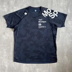 DESCENTE　デサント　MOVE SPORTS　カモ柄　ネイビー　美品　O