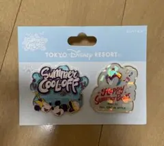 【ディズニー】サマー・クールオフ ミセスグリーンアップルコラボ ピンバッジセット