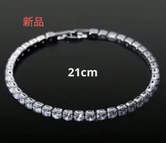 クリスタルストーン テニスブレスレット