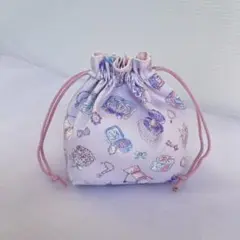 女の子　コップ袋　巾着