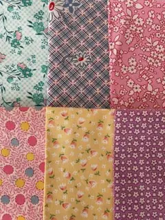◆30‘s復刻柄★色柄いろいろ6枚セット⑥★現品のみ◆