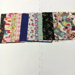 ★A14★約25cm×約25cm/10枚/カットクロス/国産プリント生地