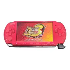 [動作確認済] PSP-3000 ラディアントレッド i8400
