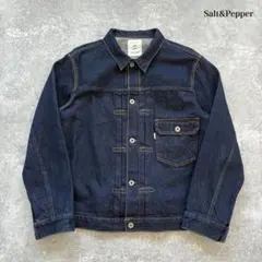 【Salt&Pepper】 1st デニムジャケット ジージャン Tバック 濃紺