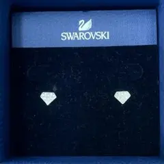 【非売品】Swarovski ダイヤモンド型ピアス