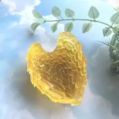 オルゴナイト　天使の羽型　シトリン