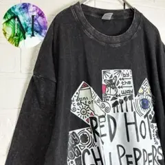 新品　未使用　レッドホットチリペッパーズ　ロゴ　プリント　Tシャツ　メンズ　黒