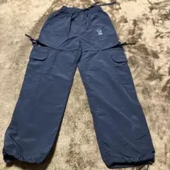 カーゴパンツ ドローストリング付き ブラック