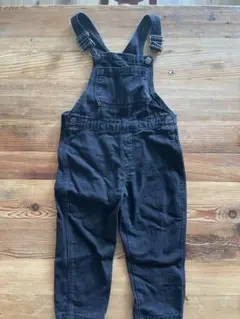 ZARA 98cm サロペット　オーバーオール　ブラック
