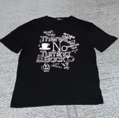 ブラック Tシャツ LLサイズ プリントデザイン