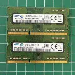 Samsung DDR3 4GB + 4GB メモリセット