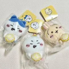 【3点セット】SUPPAマスコット　ちいかわ　ハチワレ　うさぎ　スッパ