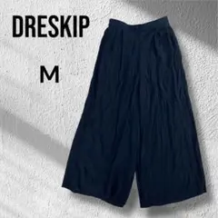 ドレスキップ　ウエストゴム　アソートタック　レーヨン　ガウチョパンツ