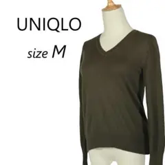 UNIQLO ユニクロ Vネック ピュアニューウール100% セーター あったか