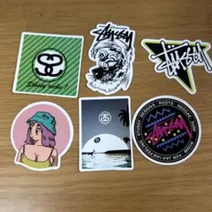 Stüssy ストリートアート ステッカー 6枚セット