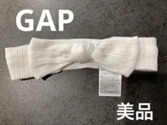 GAP リボン付きホワイトヘアバンド 3-6ヶ月