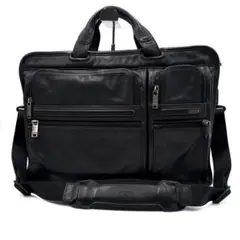 【美品】TUMI T-PASS オールレザー　ビジネスバッグ　2way A4収納