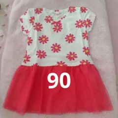 90 新品　ワンピース　半そで