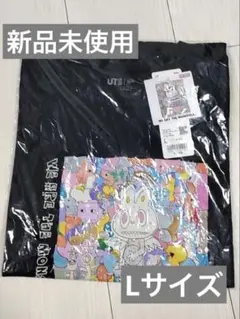 UNIQLO ラブブ　POPMART Tシャツ　ブラック　L