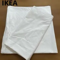 シングル　敷布団カバー　白　シーツ　来客用　2枚セット　IKEA