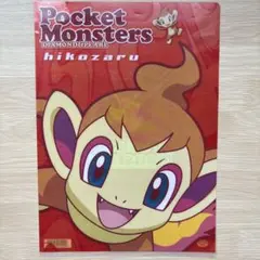 ポケモン　ヒコザル　A4 クリアファイル