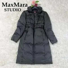 美品✨ MaxMara STUDIO ダウンコート ブラック 42 大きいサイズ