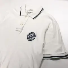 アバクロ ポロシャツ 半袖 ホワイト メンズS