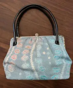 ちりめんハンドバッグ　和装