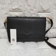 Tory Burch トリーバーチ レザー ショルダーバッグ お財布ショルダー