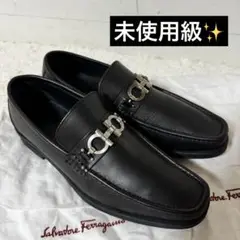 未使用級✨フェラガモFERRAGAMO ガンチーニ　ビットローファー　ブラック