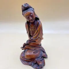 楊貴妃 木彫り 1本彫り
