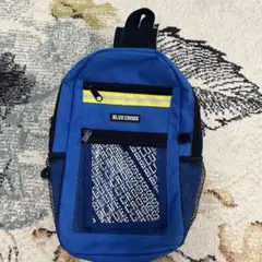 ブルークロス キッズ ボディバッグ 青×黒 ワンショルダー ナルミヤ