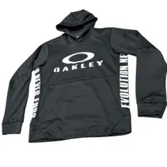 OAKLEY メンズブラック フード付きパーカー