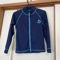 OCEAN PACIFIC ネイビー ラッシュガード ジップアップ