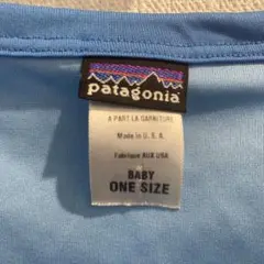 パタゴニア アメリカ製　ブランケット　水色