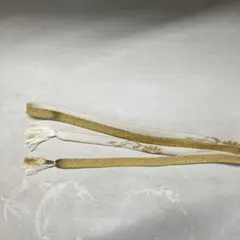 白金花模様帯締め