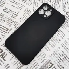 iPhone 13ProMax MagSafeシリコンケース (15) ブラック
