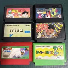 ファミコンソフトのみ　6本セット　単品売りは500円(まとめ売り割引あり)
