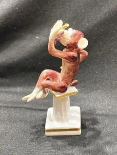 【美品 】マイセン 猿の楽団 ホルン レモンイエロージャケット1級品 美品 】マイセン 猿の楽団 ホルン レモンイエロージャケット1級品