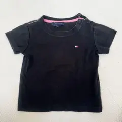 ブラック TOMMY Tシャツ