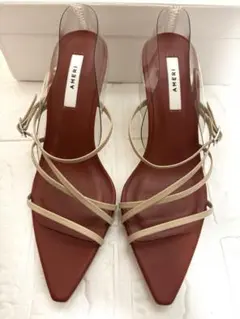 アメリヴィンテージ◇ MEDI CLEAR STRAP PUMPS パンプス