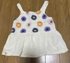 ZARA 花柄刺繍　キャミソール