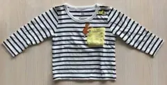 グラニフ　おさるのジョージ ストライプTシャツ 長袖90cm