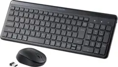 ELECOM TK-QT30DMCBK ワイヤレスキーボード 無線2.4GHz①