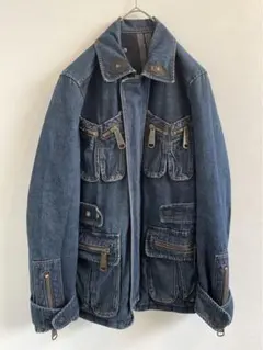 【希少】 イタリア製 DOLCEu0026GABBANA 名作 デニムジャケット 古着